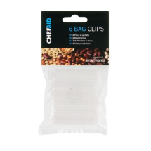 Chef Aid 6 Mini Bag Clips 7cm